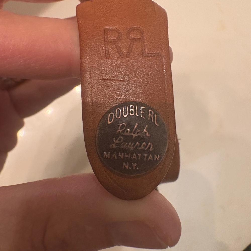 Ralph Lauren Double RRL Leather Bracelet